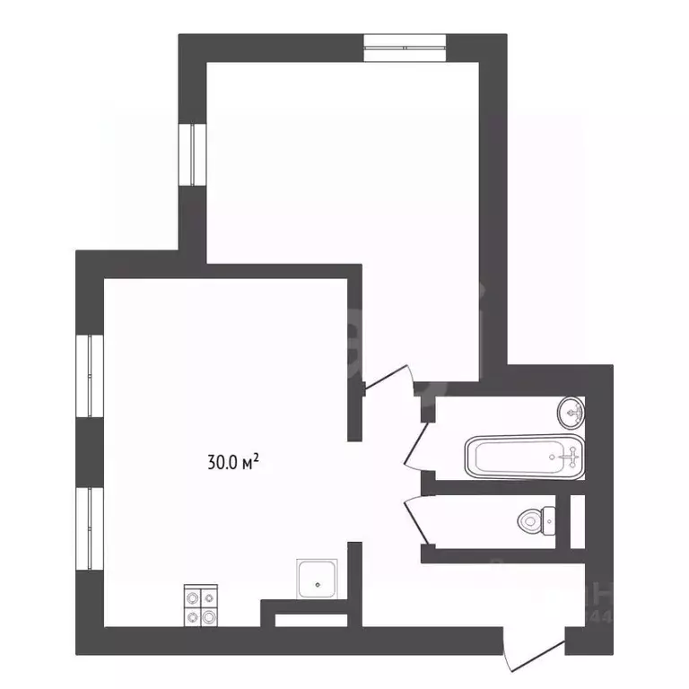 2-к кв. Тюменская область, Тюмень Велижанская ул., 68к1 (60.0 м) - Фото 1