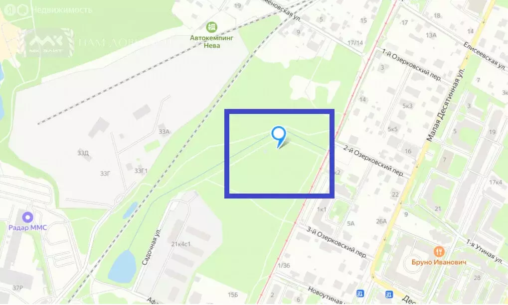 Участок в Санкт-Петербург, 2-й Озерковский переулок (9.31 м) - Фото 2