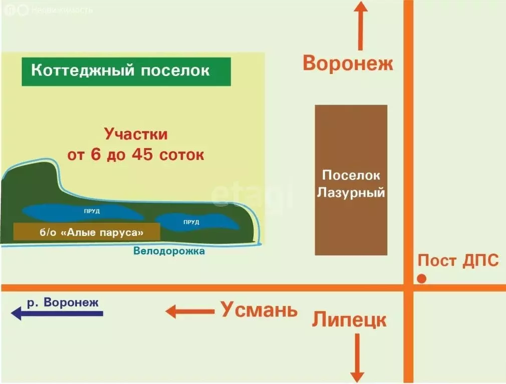 Участок в Липецкий муниципальный округ, село Ленино (6 м) - Фото 1
