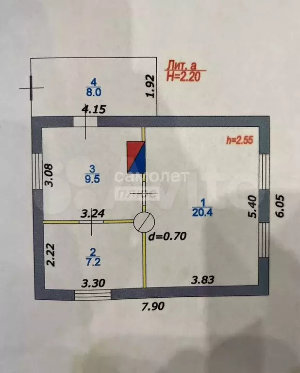 Дом 37,6 м на участке 7,76 га - Фото 0