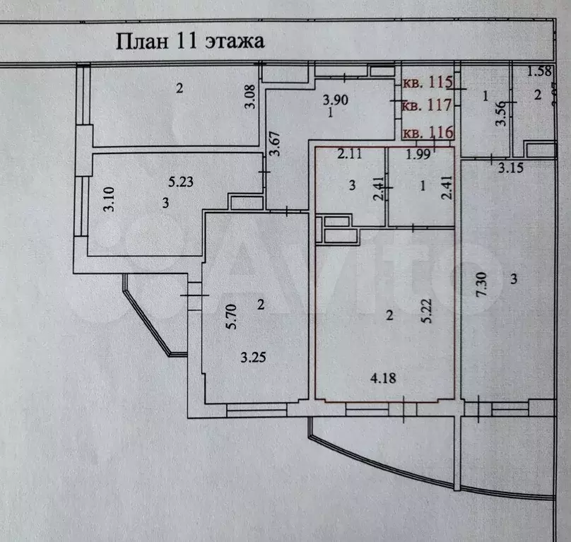 Квартира-студия, 33,5 м, 11/17 эт. - Фото 0