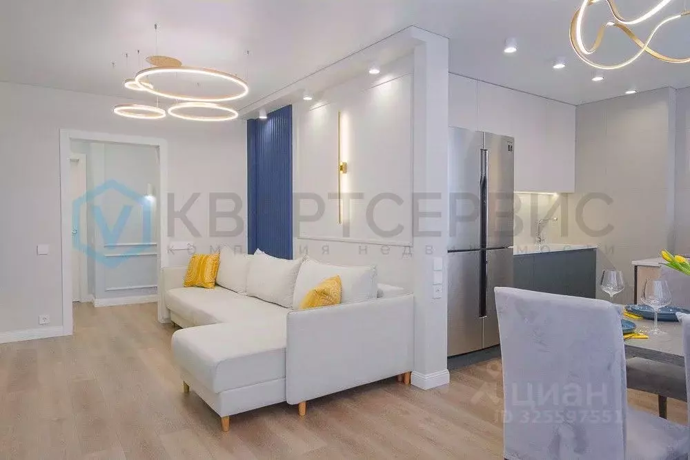 4-к кв. Омская область, Омск ул. Чернышевского, 2к3 (89.9 м) - Фото 1