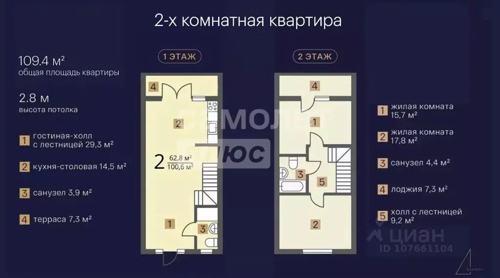 Таунхаус в Липецкая область, Липецкий муниципальный округ, с. Ситовка  ... - Фото 2