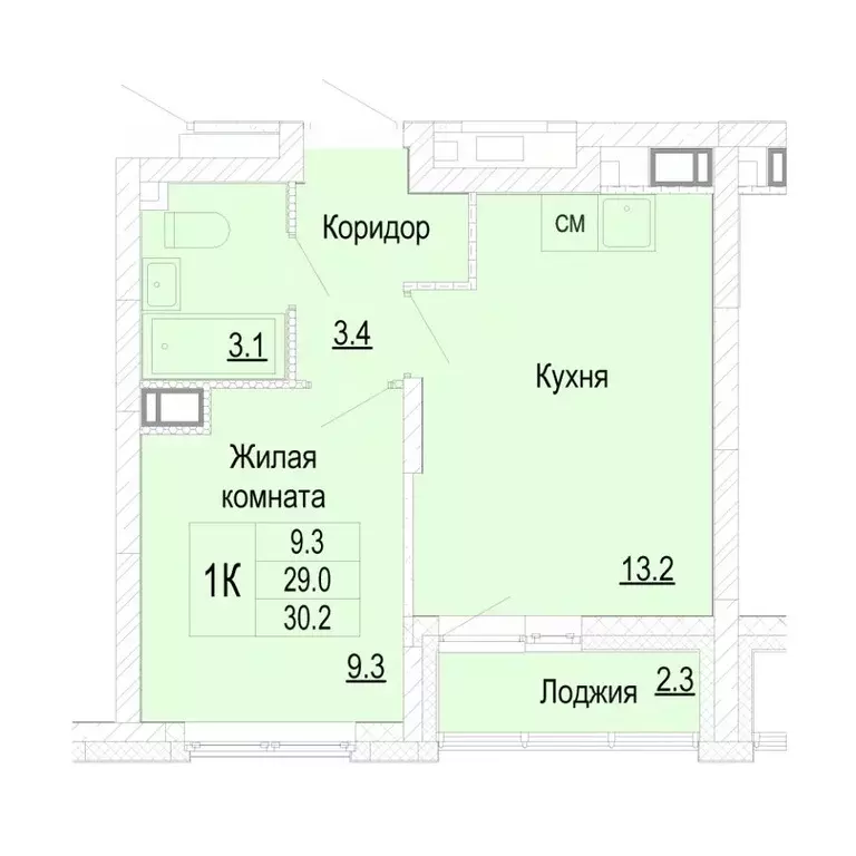 1-к кв. Нижегородская область, Нижний Новгород Новая Кузнечиха жилой ... - Фото 0