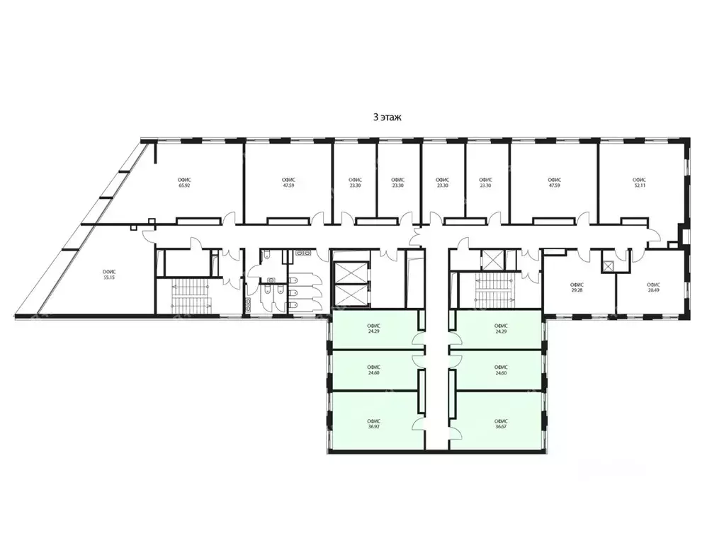 Офис в Санкт-Петербург Цветочная ул., 2 (171 м) - Фото 2