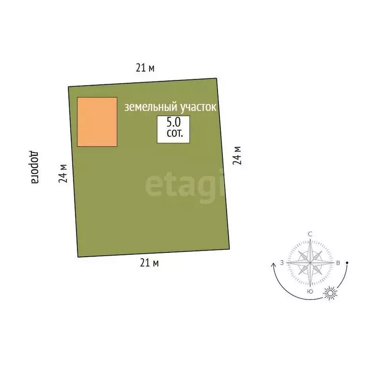 Дом в Дружинское сельское поселение, СНТ Здоровье (53 м) - Фото 1