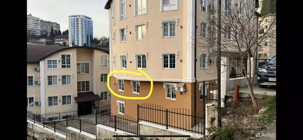 Студия Краснодарский край, Сочи Новый Сочи мкр, ул. Клубничная, 32Ж ... - Фото 1