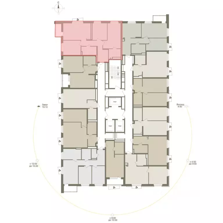 3-к кв. Башкортостан, Уфа Родина Парк жилой комплекс (81.5 м) - Фото 2