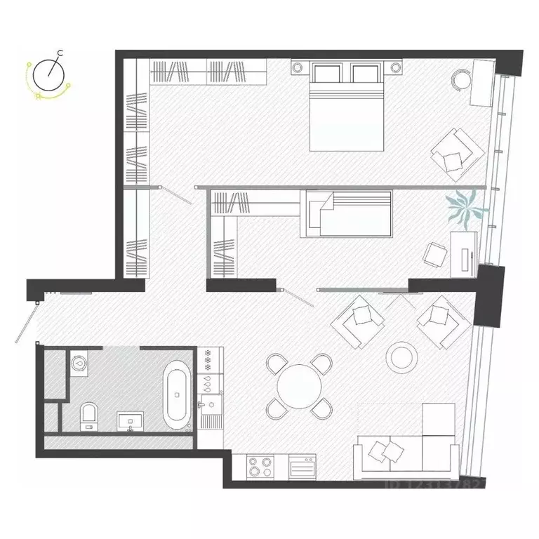 3-к кв. Приморский край, Владивосток ул. Нейбута (77.38 м) - Фото 0