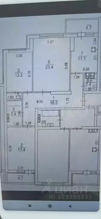 3-к кв. Саратовская область, Саратов ул. Усть-Курдюмская, 29 (100.0 м) - Фото 1