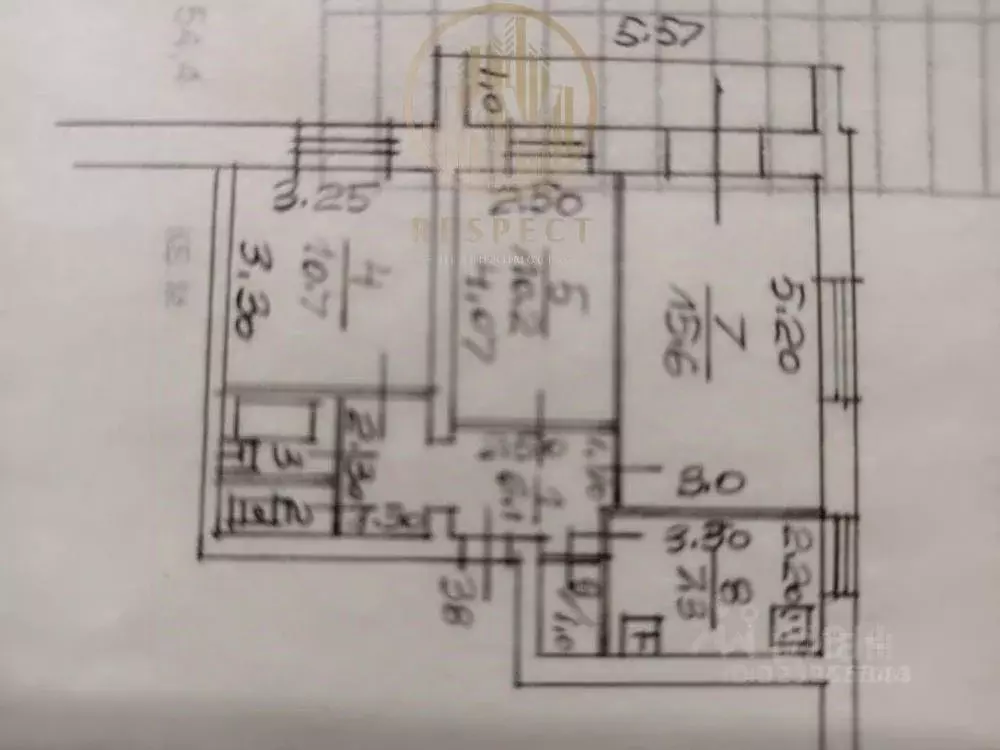 3-к кв. Ставропольский край, Минеральные Воды Советская ул., 38 (60.0 ... - Фото 1