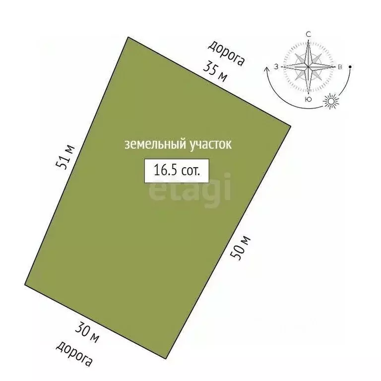 Участок в Московская область, Клин городской округ, д. Марфино 1 (16.5 ... - Фото 1