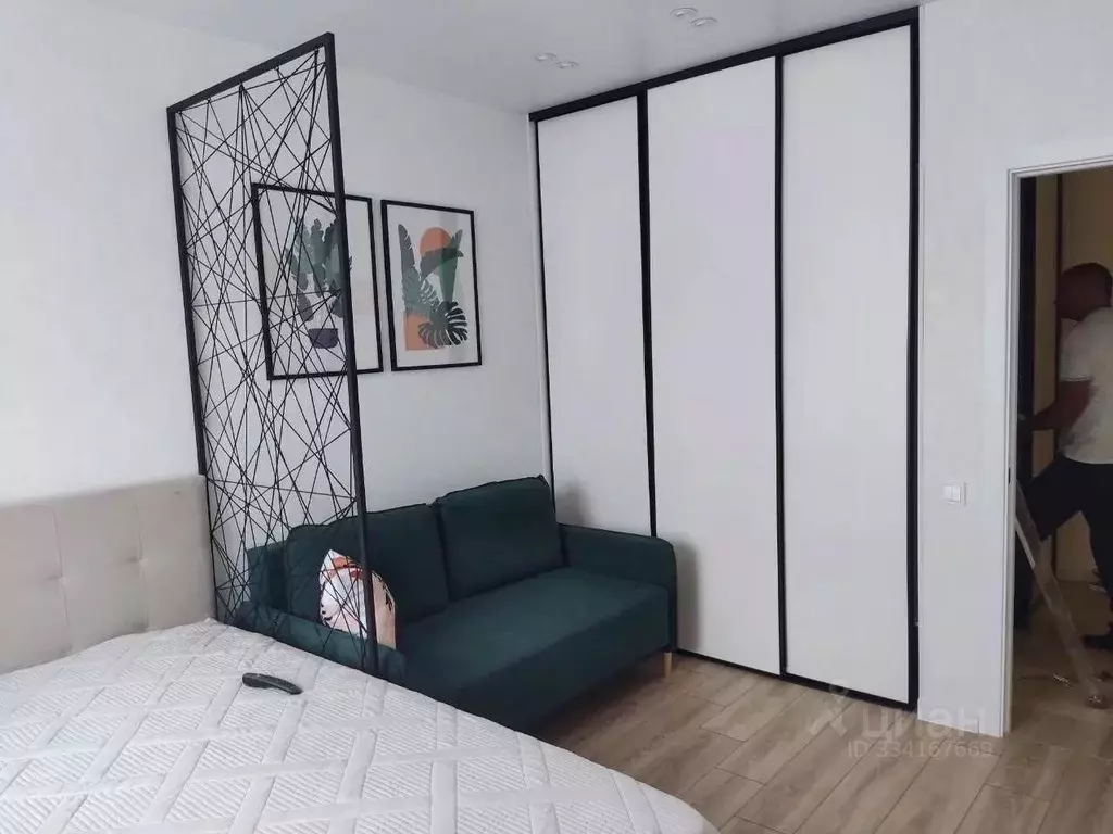 1-к кв. Татарстан, Казань ул. Мансура Хасанова, 15 (38.0 м) - Фото 1