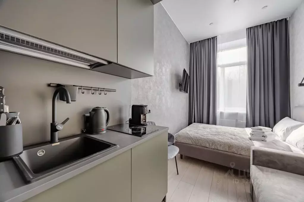 Студия Санкт-Петербург Сердобольская ул., 7 (15.0 м) - Фото 2