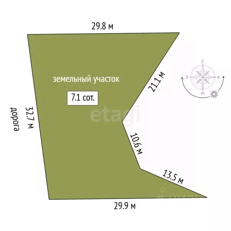 Участок в Тюменская область, Тюменский муниципальный округ, ... - Фото 2