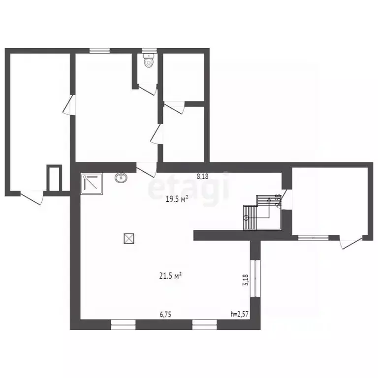 Дом в Кемеровская область, Топки ул. Суворова (84 м) - Фото 1