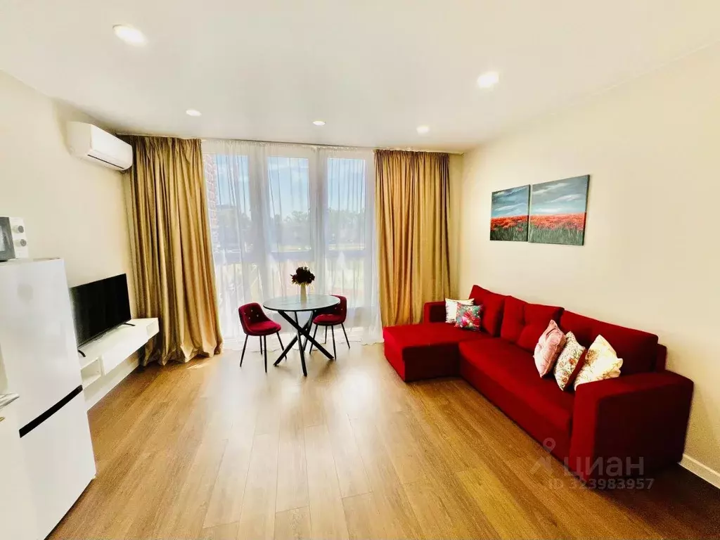 Студия Краснодарский край, Краснодар ул. Ивана Беличенко, 92к1 (27.5 ... - Фото 2