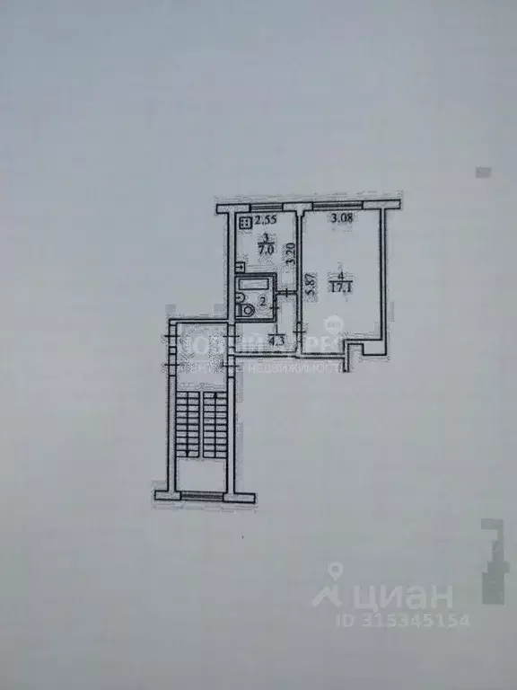 1-к кв. Калужская область, Калуга Турынино мкр, ул. Турынинская, 11 ... - Фото 0