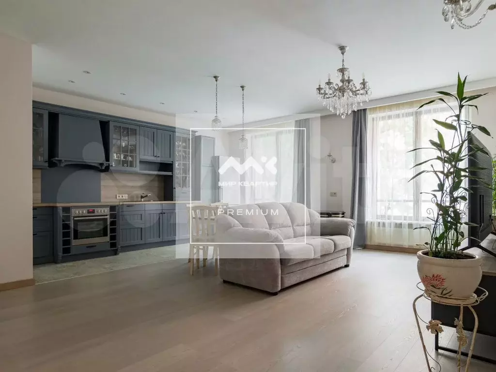 3-к. квартира, 97,5 м, 2/8 эт. - Фото 0