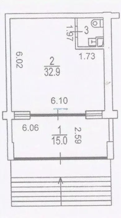 Торговая площадь в Москва Волоколамское ш., 92К2 (51 м) - Фото 1