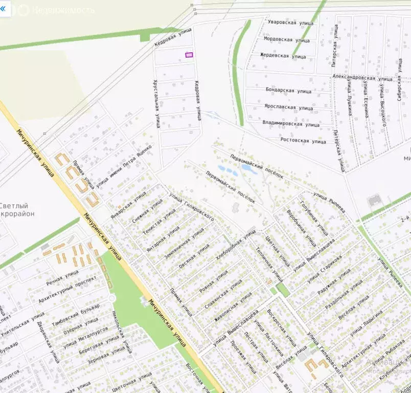 Участок в Первомайский, микрорайон Майский (10 м) - Фото 2