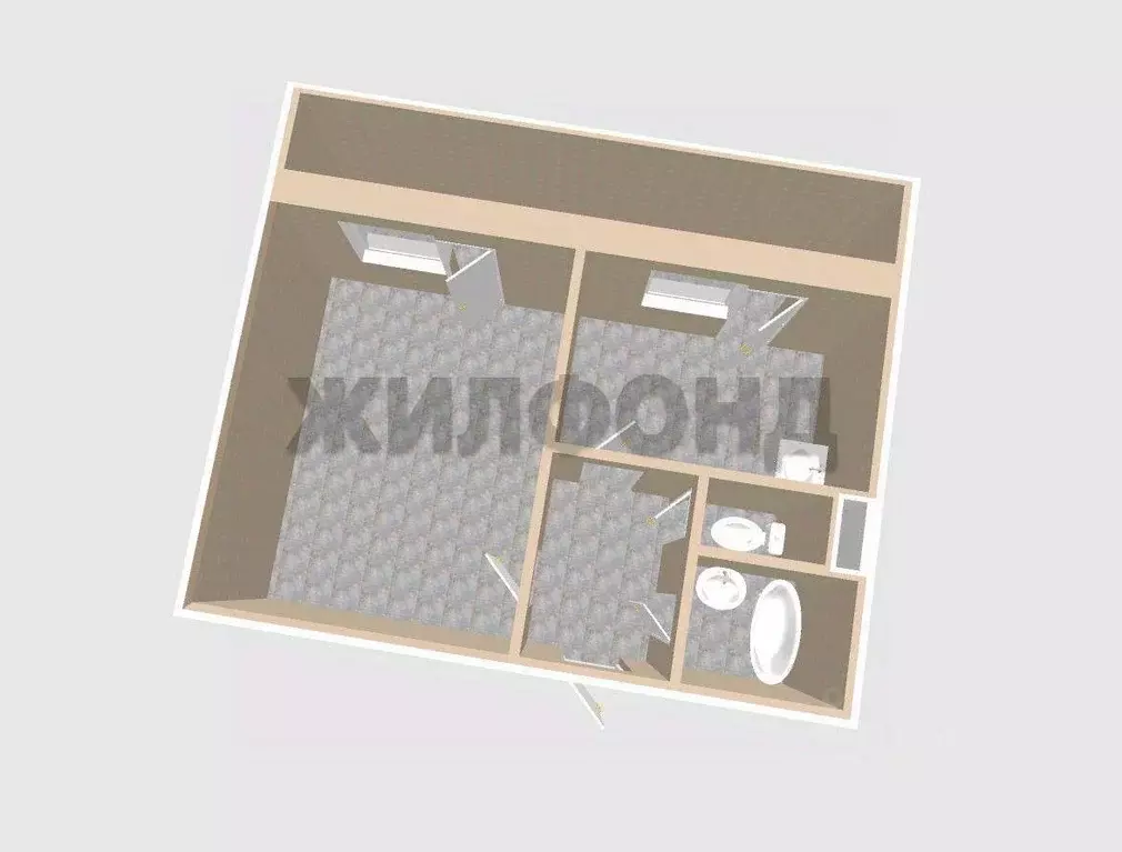 1-к кв. Белгородская область, Белгород ул. Есенина, 40 (33.7 м) - Фото 0