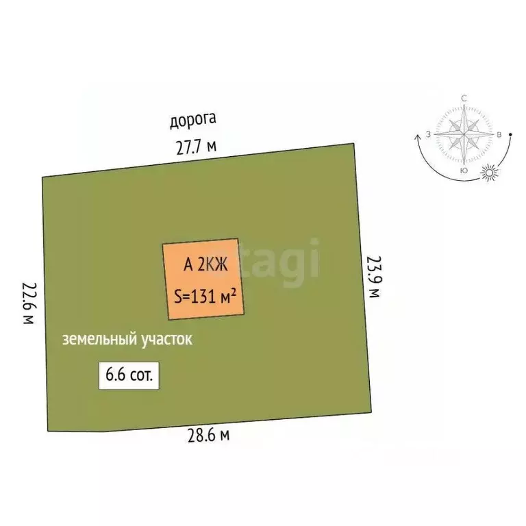 Дом в Свердловская область, Талица Комсомольская ул., 59 (131 м) - Фото 2