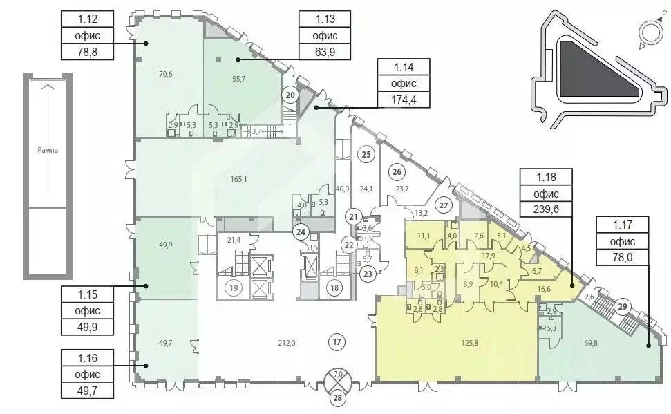 Офис в Москва ул. Ротмистрова, 10 (1080 м) - Фото 2