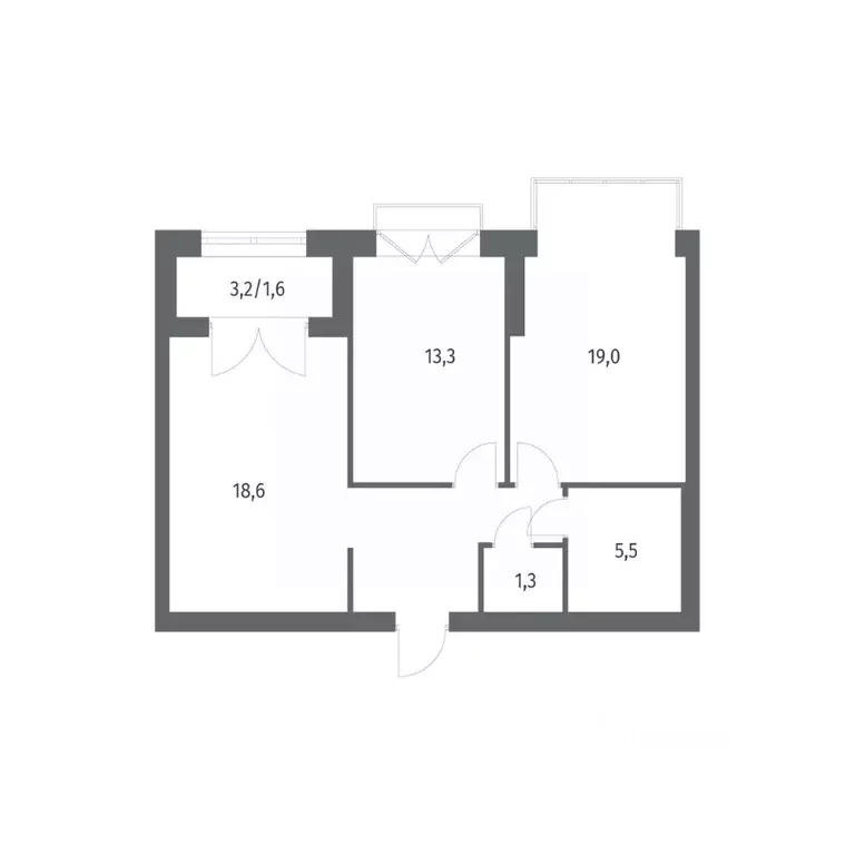 2-к кв. Санкт-Петербург ул. Академика Константинова, 1к1 (66.75 м) - Фото 0