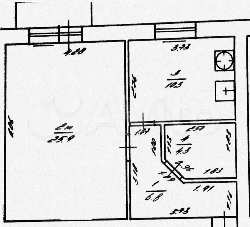1-к. квартира, 48 м, 5/6 эт. - Фото 0