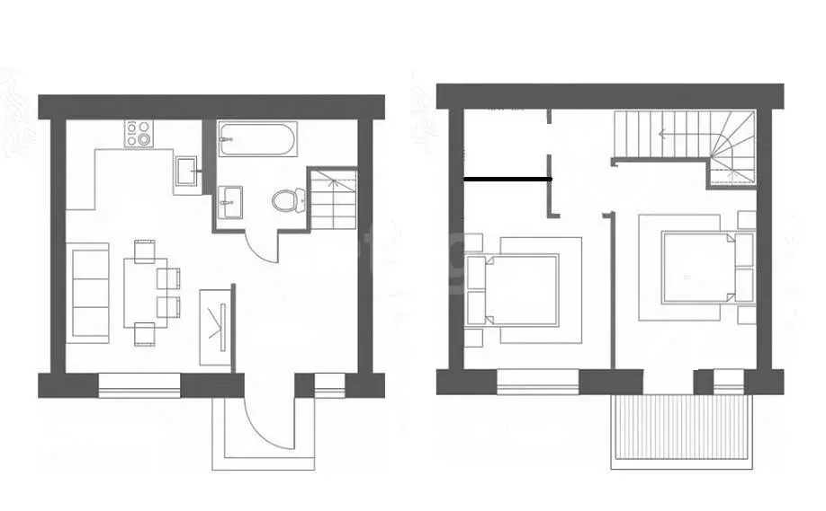 2-комнатная квартира: деревня Кривцово, коттеджный посёлок Удача ... - Фото 1