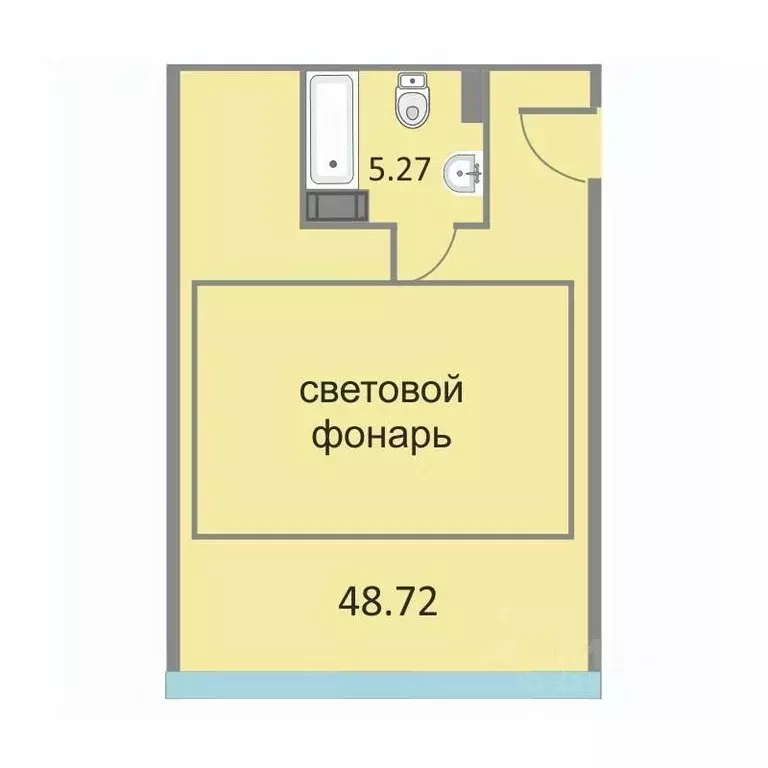 2-к кв. Санкт-Петербург Варфоломеевская ул., 6 (53.7 м) - Фото 0