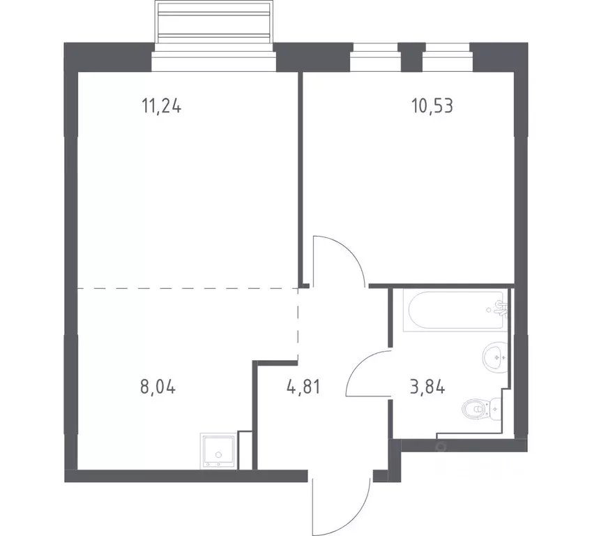 1-к кв. Московская область, Одинцовский городской округ, с. Лайково, ... - Фото 1