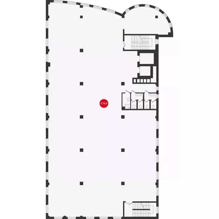 Офис в Новосибирская область, Новосибирск Первомайская ул., 43 (675 м) - Фото 1