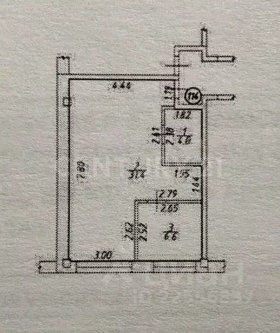 1-к кв. Калужская область, Совхоз Боровский с/пос, д. Кабицыно, ... - Фото 2