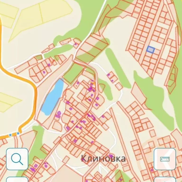 Участок в Крым, Симферопольский район, Перовское с/пос, с. Клиновка ... - Фото 1