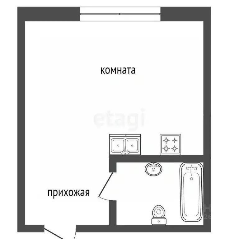 Студия Татарстан, Набережные Челны пос. ГЭС, 8-й комплекс, 27 (13.2 м) - Фото 2
