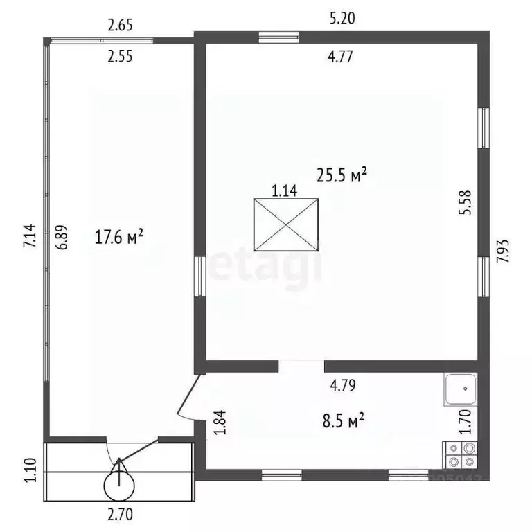 Дом в Забайкальский край, Чита Бульварная ул., 4 (36 м) - Фото 2