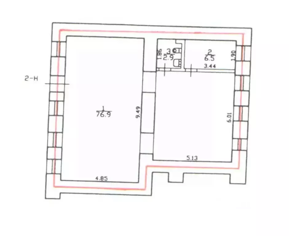 Помещение свободного назначения в Санкт-Петербург 12-я Васильевского ... - Фото 2