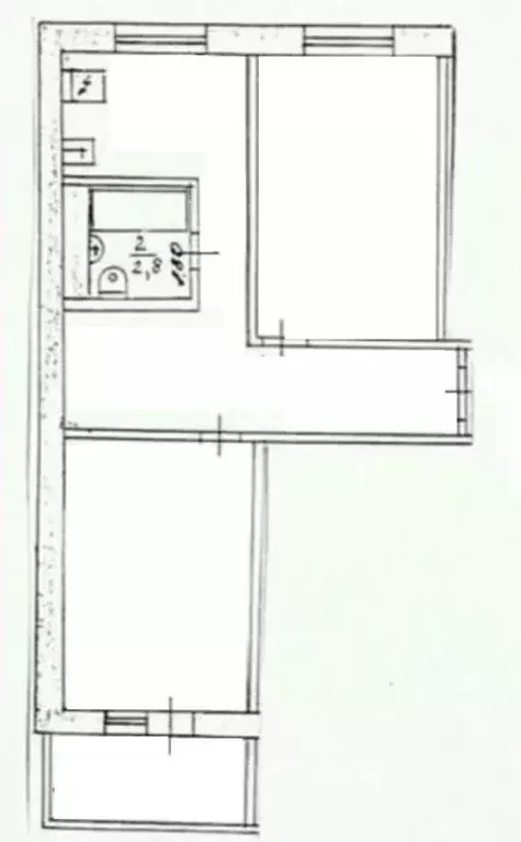 2-к кв. Нижегородская область, Нижний Новгород Краснозвездная ул., 19 ... - Фото 1