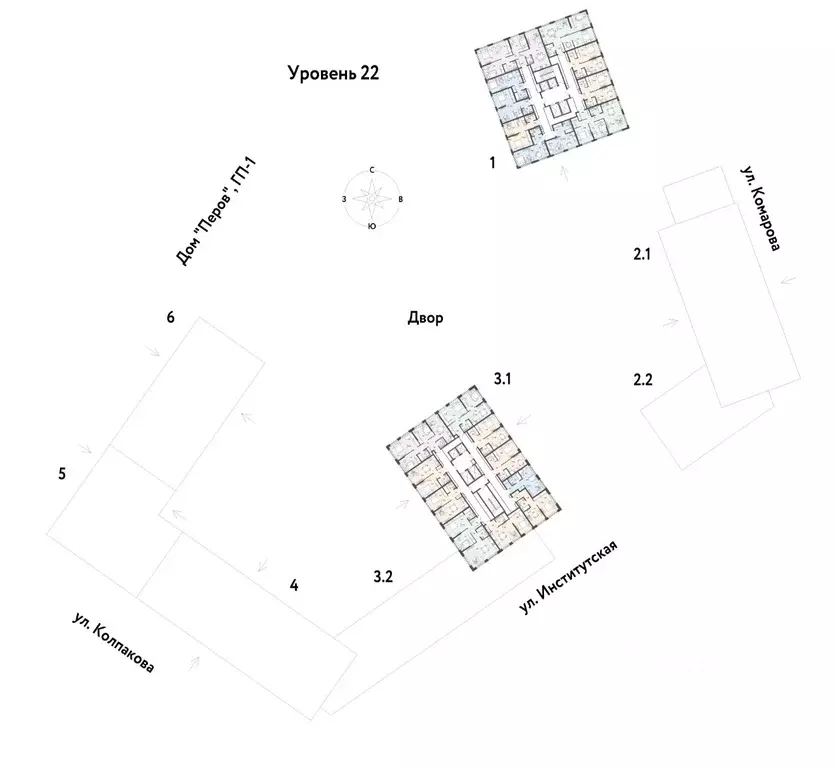 1-к кв. Московская область, Мытищи Страна.Парковая жилой комплекс ... - Фото 2