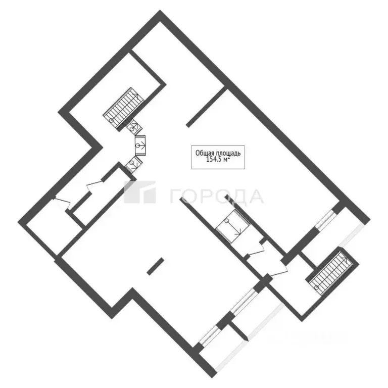 Офис в Новосибирская область, Новосибирск ул. Семьи Шамшиных, 12 (155 ... - Фото 2