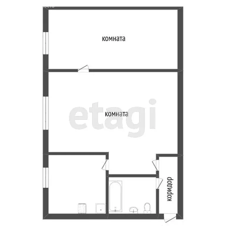 2-комнатная квартира: Улан-Удэ, проспект 50-летия Октября, 23 (45.4 м) - Фото 1