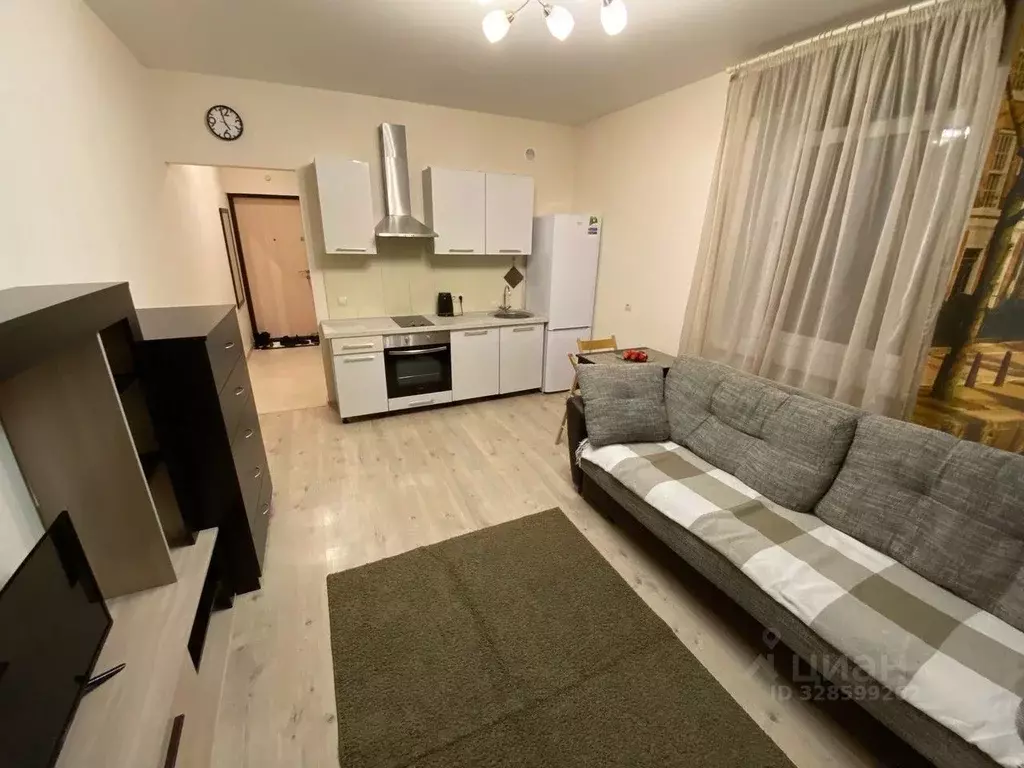 Студия Санкт-Петербург ул. Верности, 17 (25.0 м) - Фото 2