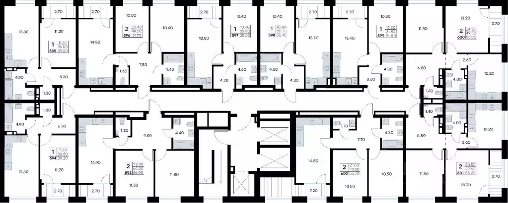 2-к кв. Приморский край, Владивосток ул. Нейбута, 135 (53.2 м) - Фото 2