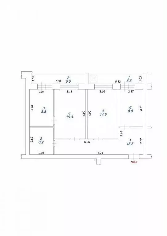 3-комнатная квартира: Тверь, Заречная улица, 29 (80.5 м) - Фото 1