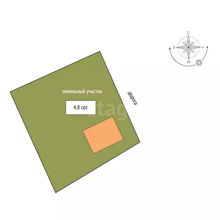 Дом в Старый Крым, улица Крупской, 11 (71 м) - Фото 2