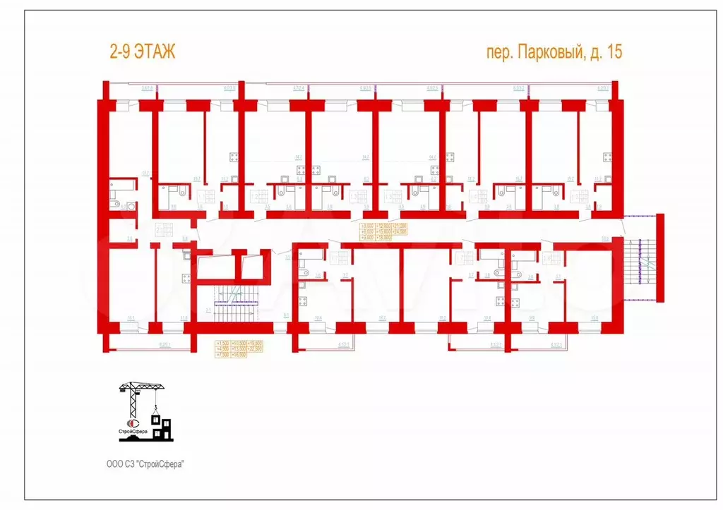 Квартира-студия, 32,7 м, 3/9 эт. - Фото 1