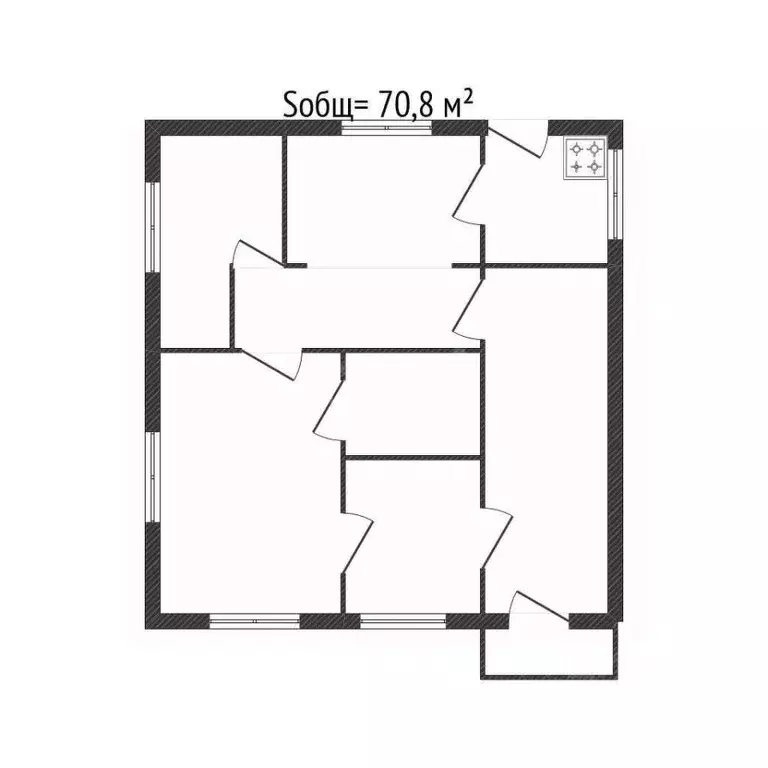 Дом в Брянская область, Карачевский район, д. Песочня Заречная ул. (71 ... - Фото 1