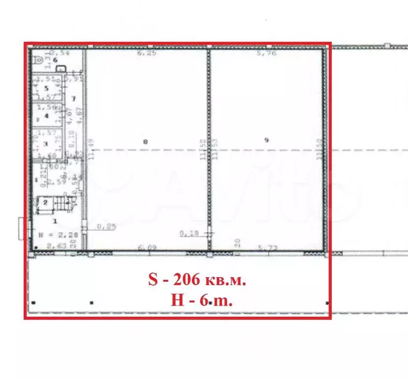 Склад, 206 м - Фото 0